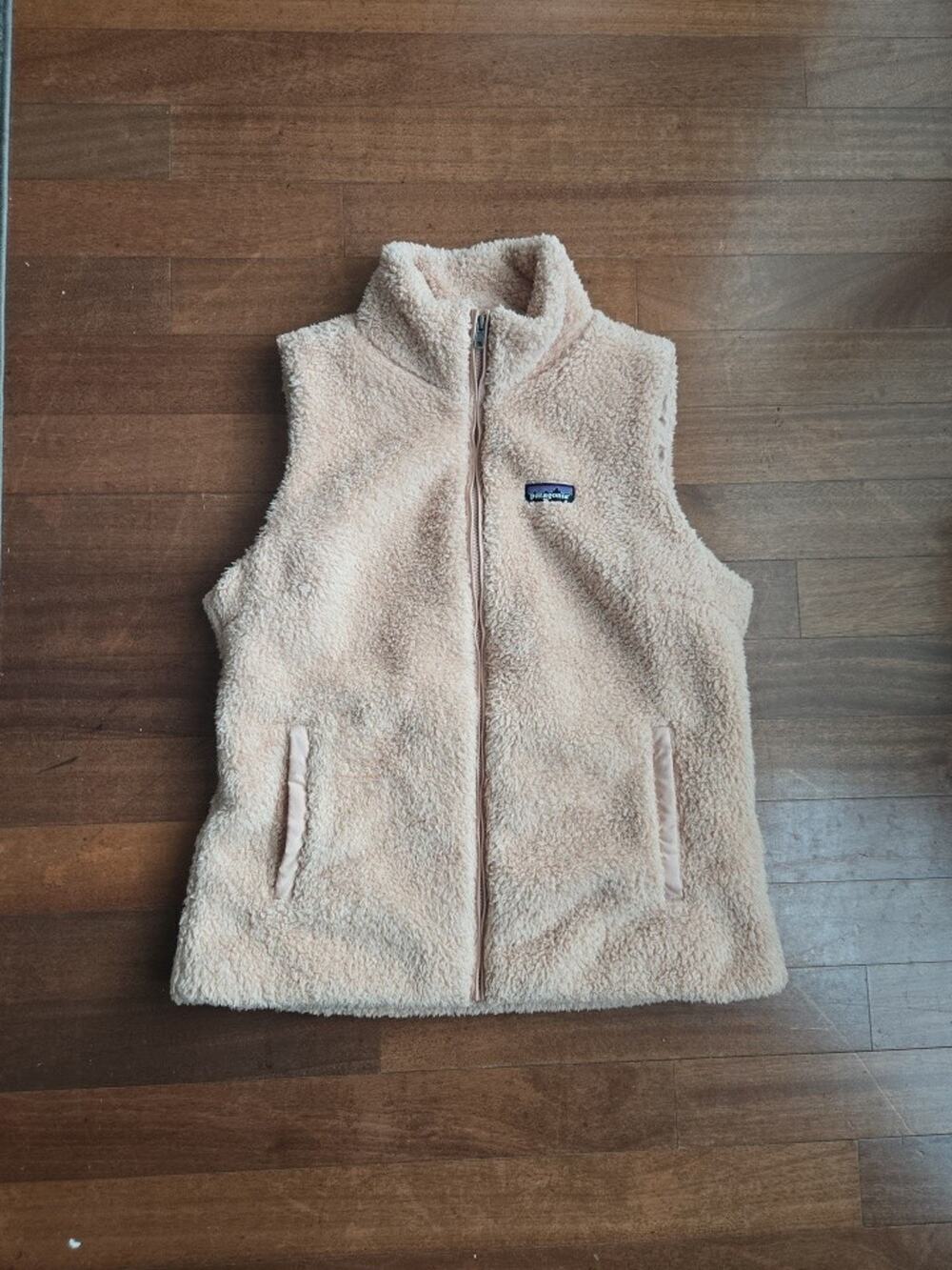Patagonia Los Gatos Fleece Women's Vest Size Xl Pink Fleece Full Zip Jacket